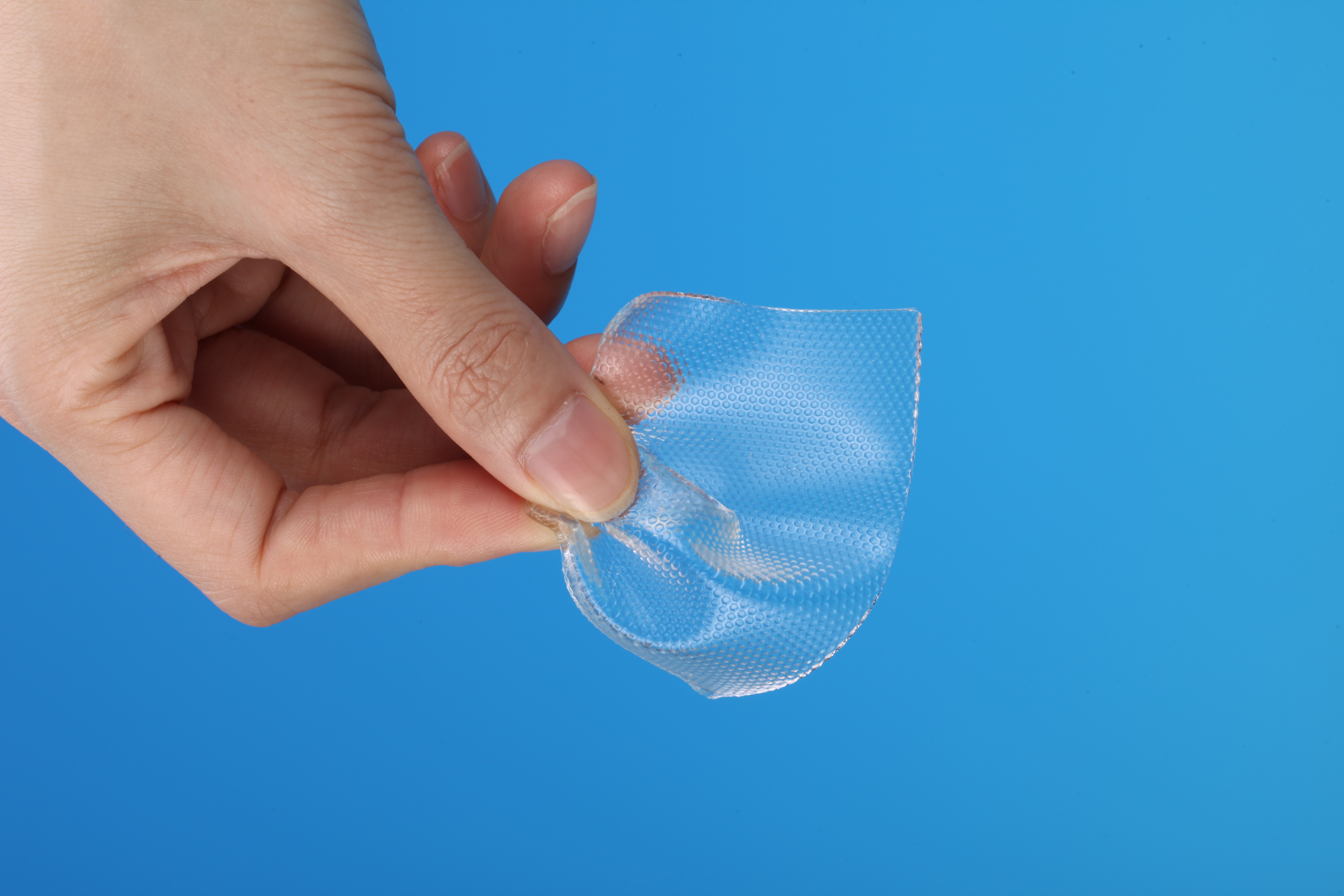 Camada de contato de silicone transparente aprovada pela FDA para incisões